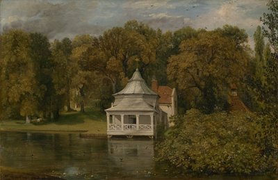 The Quarters behind Alresford Hall av John Constable