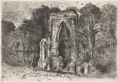 Ruinerna av Netley Abbey av John Constable