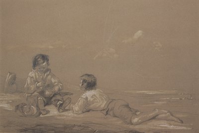 De unga båtbyggarna av John Constable