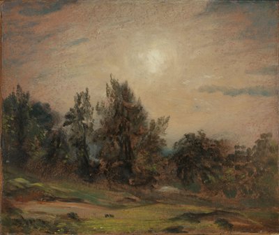 Träd på Hampstead Heath av John Constable