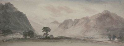 Utsikt i Borrowdale av John Constable