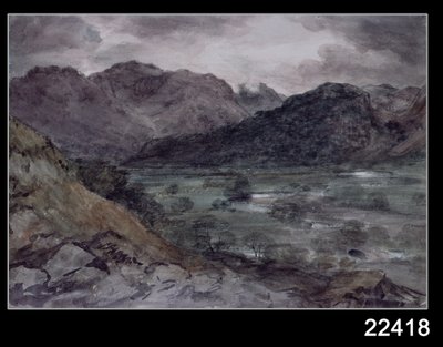 Utsikt i Borrowdale av John Constable