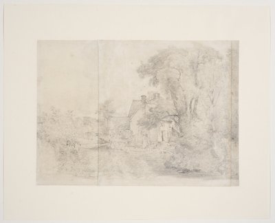 Willy Lotts hus, East Bergholt, ca 1812-13 (grafit på papper) av John Constable