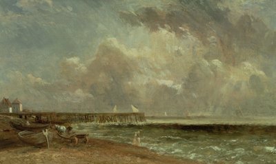 Yarmouth Pier, 1822 av John Constable