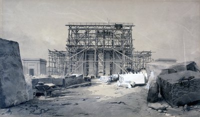 Konstruktion av Euston Arch, januari 1838 (penna & bläck och tvätt på papper) av John Cooke Bourne