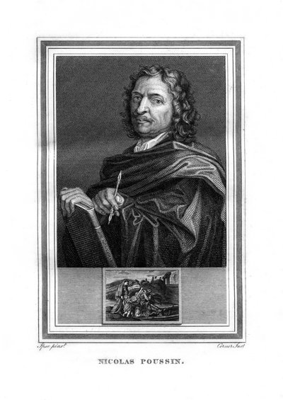 Nicolas Poussin, fransk målare, 1825. av John Corner