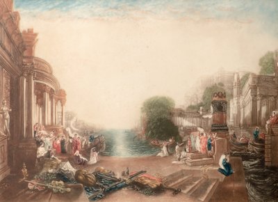 Kartagos förfall (mezzotint) av John Cother Webb