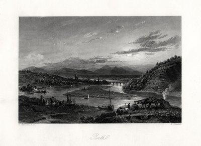 Perth, Australien, 1800-talet av John Cousen