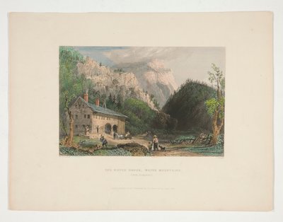 The Notch House, White Mountains, New Hampshire, illustration för Nathaniel Parker Willis av John Cousen