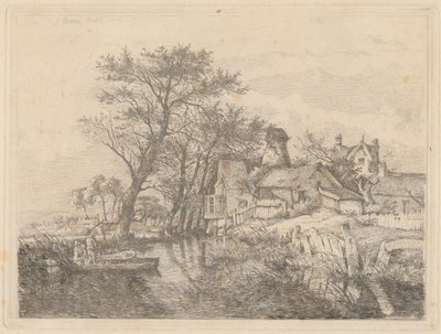 Back of the New Mills, Norwich av John Crome