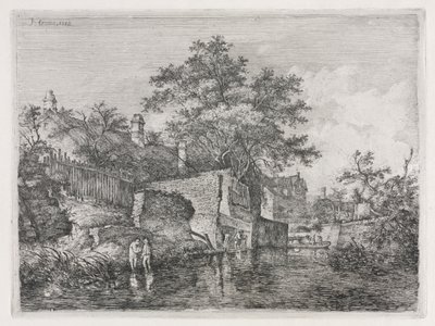Framsidan av New Mills av John Crome