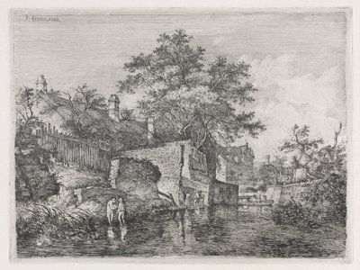 Front of the New Mills, 1813. av John Crome