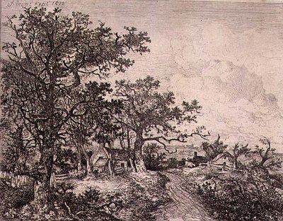 I närheten av Horsham, utgiven av J. & W. Freeman. av John Crome