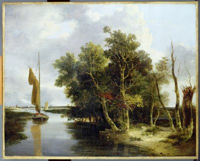 Wrries on the Yare (olja på duk) av John Crome