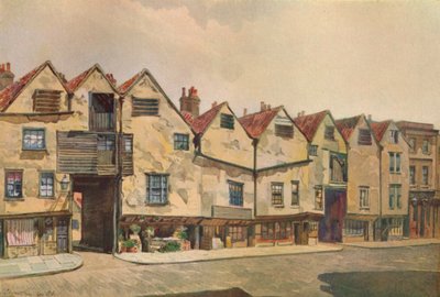 Ancient Tenements i Bermondsey Street, Bermondsey, London, 1886 1926. av John Crowther