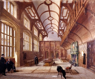 Interiör av Charterhouse, London, 1885 av John Crowther