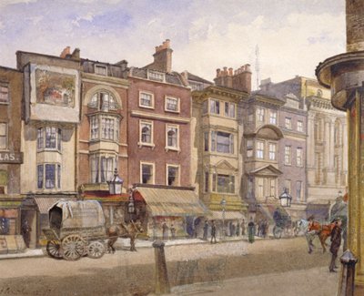 Nos 412-418 Strand, Westminster, London, 1887 av John Crowther