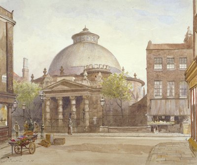 Spa Fields Chapel, Exmouth Street, Finsbury, London, 1886 av John Crowther