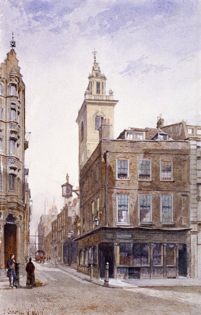 St James Garlickhythe, Upper Thames Street, London, 1882 av John Crowther