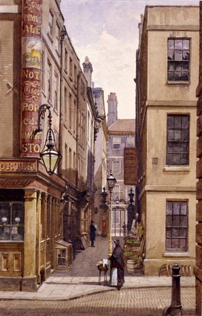 Stag Public House, Devereux Court, London, 1887 av John Crowther