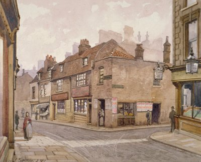 The Angel pub, Bermondsey, London, 1887 av John Crowther