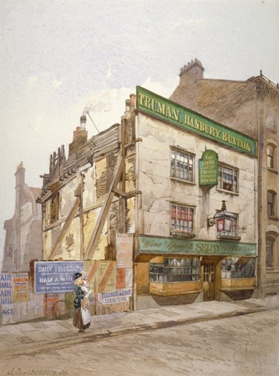 The Sieve public house, Church Street, Minories, London, 1886 av John Crowther