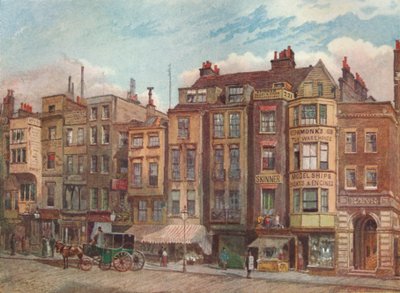 The Strand, Opposite The Law Courts, Westminster, London, 1881 1926. av John Crowther