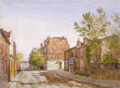 Utsikt över Mawson House, Chiswick Lane, Chiswick, London, 1882 av John Crowther