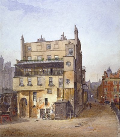 Utsikt över ett hus, Cecil Street, Westminster, London, 1882 av John Crowther
