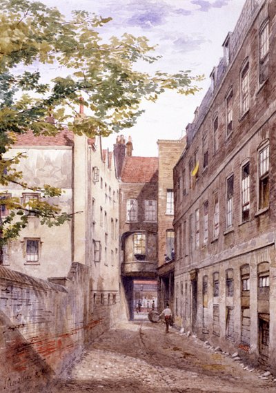 White Horse Inn, Fetter Lane, London, 1882 av John Crowther