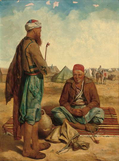 Rökarna, 1856 av John Dalbiac Luard
