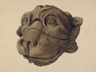 Cat Head Gargoyle av John Davis