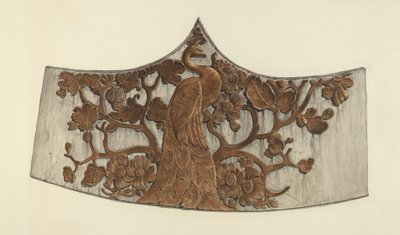 Peacock Stern Carving av John Davis