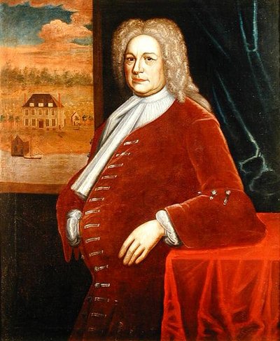 Porträtt av Arent Schuyler (olja på linne) av John Dawson Watson
