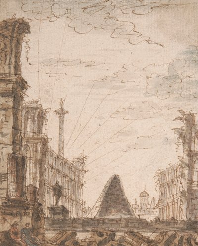 En ruinfantasi av John Devoto