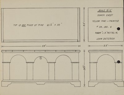 Pa. Tysk Dower Chest av John Dieterich