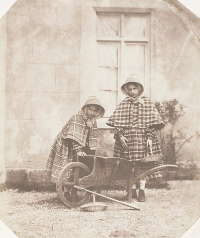 Elinor och Lucy Llewelyn, 1853-56. av John Dillwyn Llewelyn