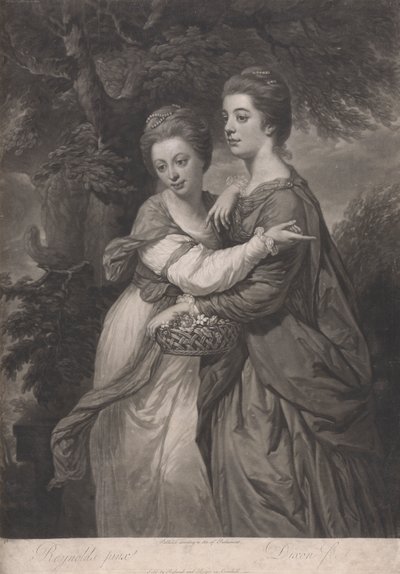 Elizabeth och Emma Crewe av John Dixon