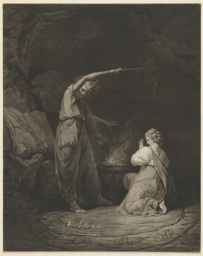 Besvärjelse av John Dixon after John Hamilton Mortimer