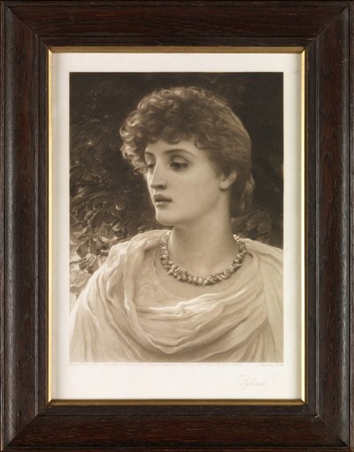 Sylvia (mezzotint) av John Douglas Miller