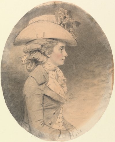 Mrs. Ives av Catton av John Downman