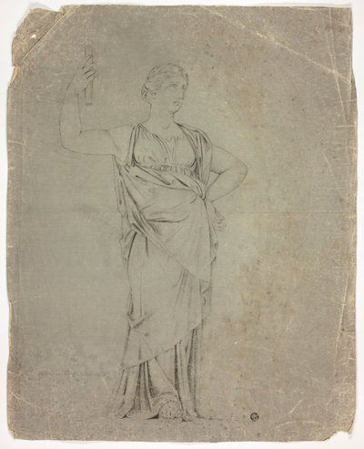 Forntida staty av stående kvinnlig figur av John Downman