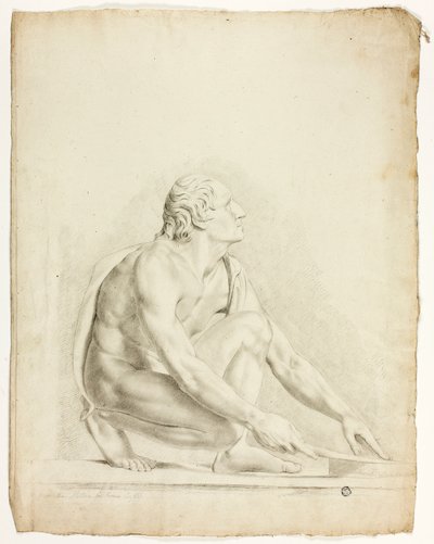 Forntida staty: knivsliparen av John Downman