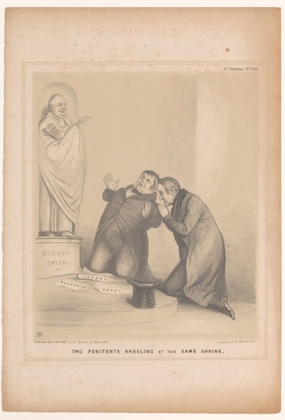 Spotprent träffade premier Robert Peel och Daniel O