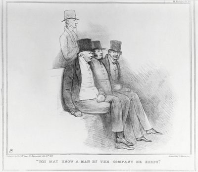 Du kanske känner en man från företaget han håller, 1833 av John Doyle