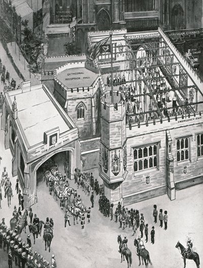 Kröning av kung George V och drottning Mary, London, 1911. av John Duncan