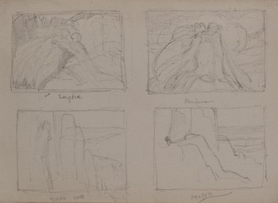 Eurydice, Rendezvous, Closed Door, Bön (penna) av John Duncan