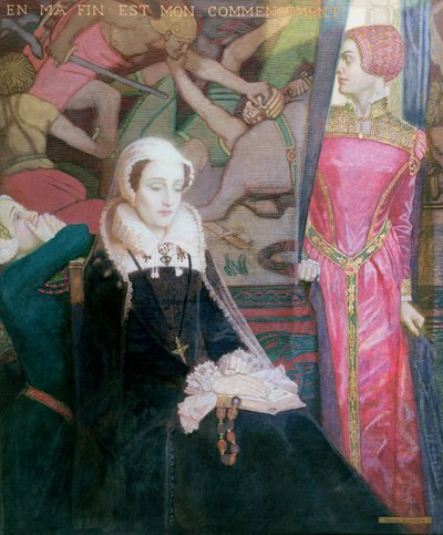 "In My End is My Beginning" (akvarell förhöjd med gouache på papper) av John Duncan