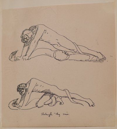 Stryp dina synder (penna och bläck) av John Duncan