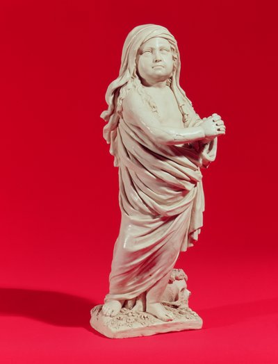 Lydia Dwight Resurrected, 1674 (spaltglaserat stengods) av John Dwight